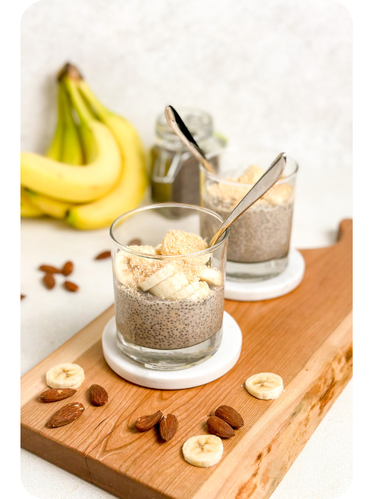 Banana Coconut Chia Seed Pudding Recipe