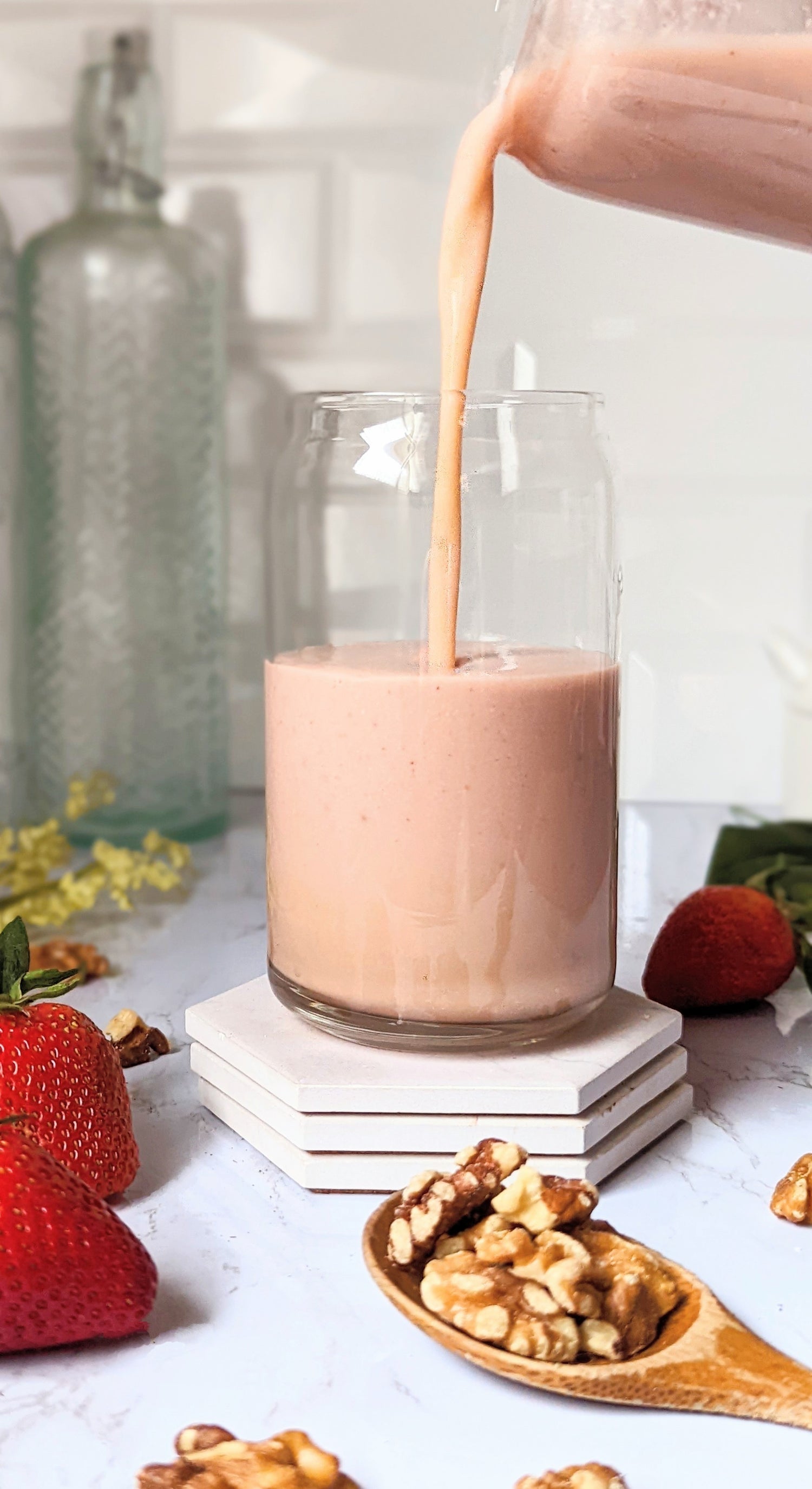 Strawberry Banana Nut Smoothie Recipe