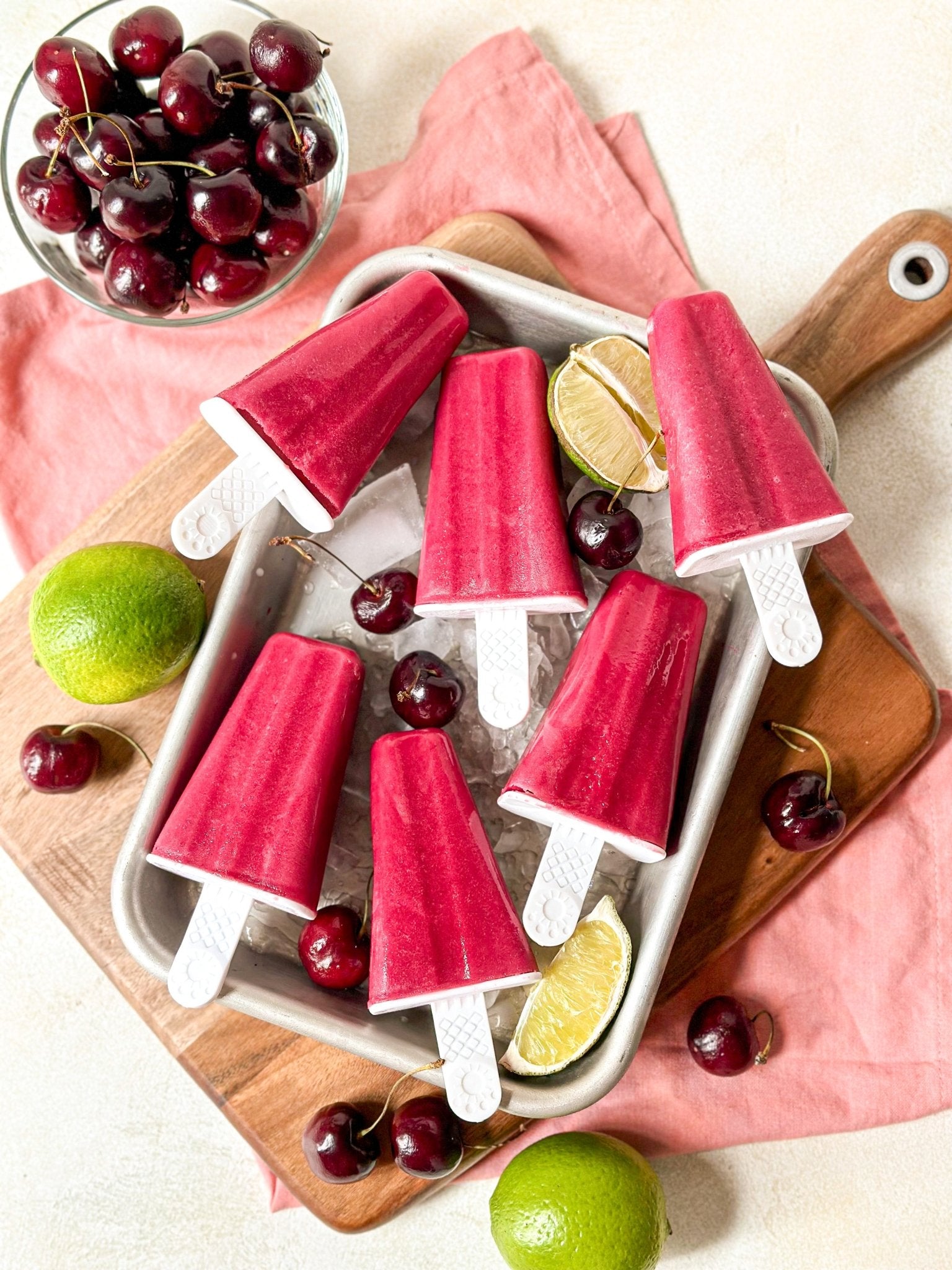 Cherry Lime Popsicle - Nutr