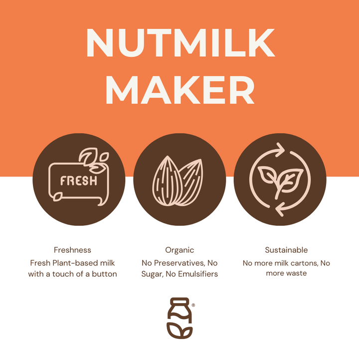 Nutr Oasis - Nut Milk Maker(Family Size) 600ml - Blush - Nutr