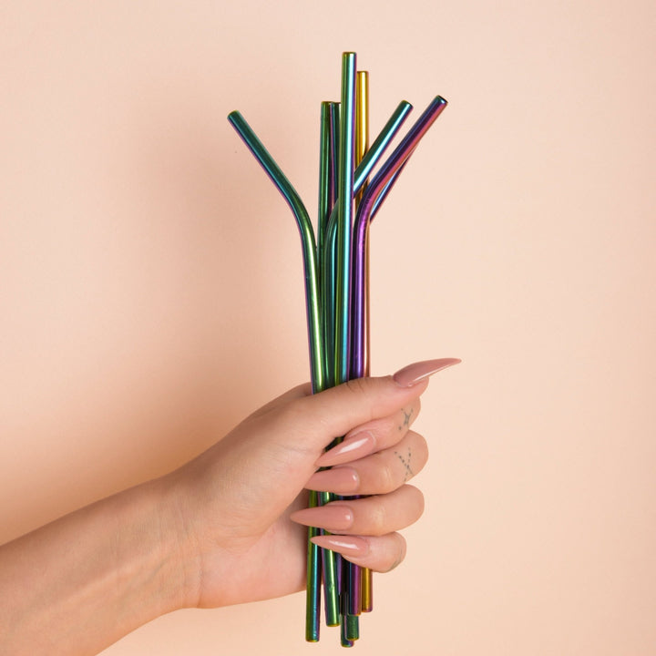 Reusable Metal Straws - Nutr